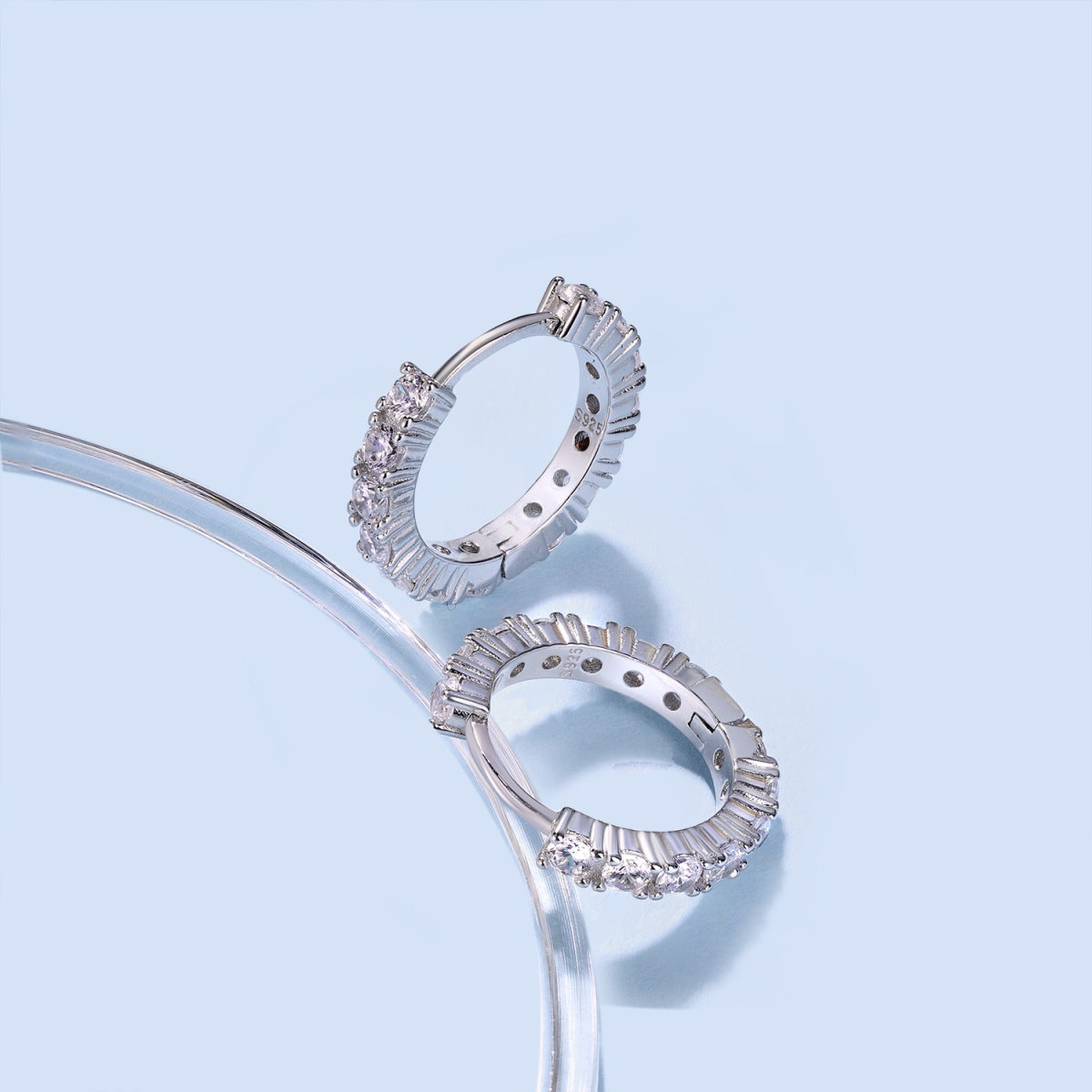 [Raffine]Radiant Colorful Round Cut Earrings