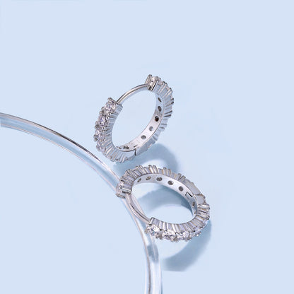 [Raffine]Radiant Colorful Round Cut Earrings