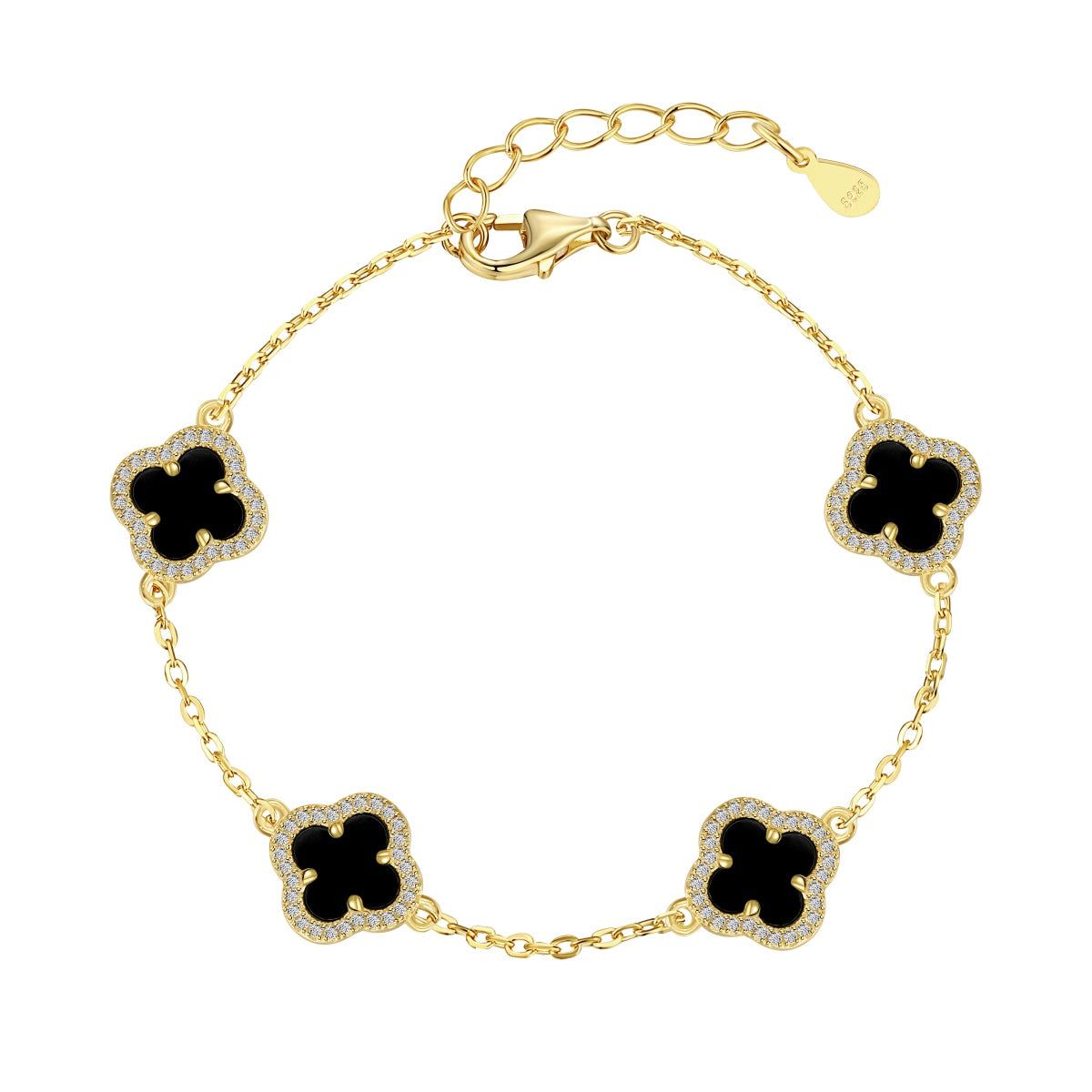 [RAFFINE]Four-Leaf Clover Exquisite Bracelet