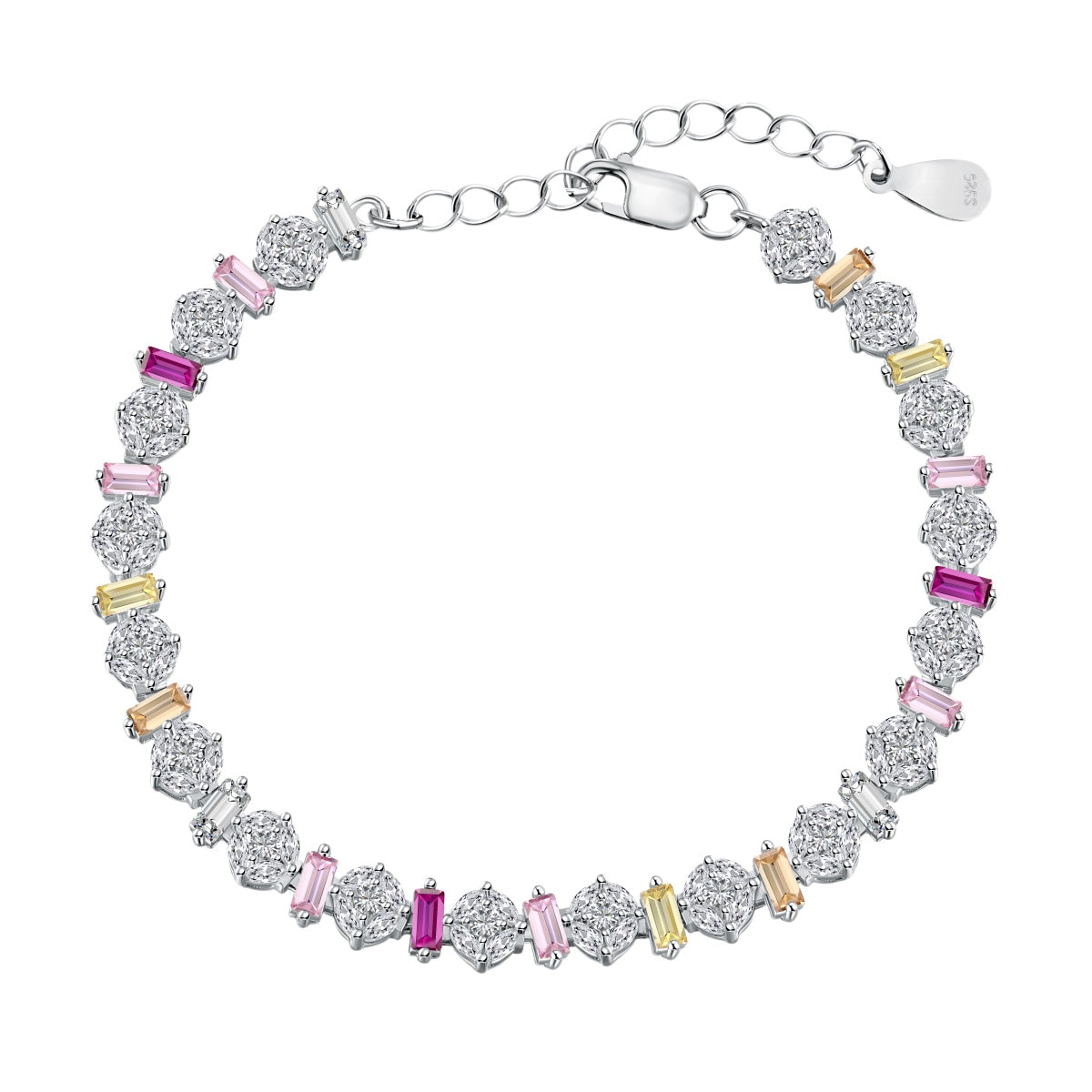 [RAFFINE]Radiant Colorful Round Shape Daily Bracelet