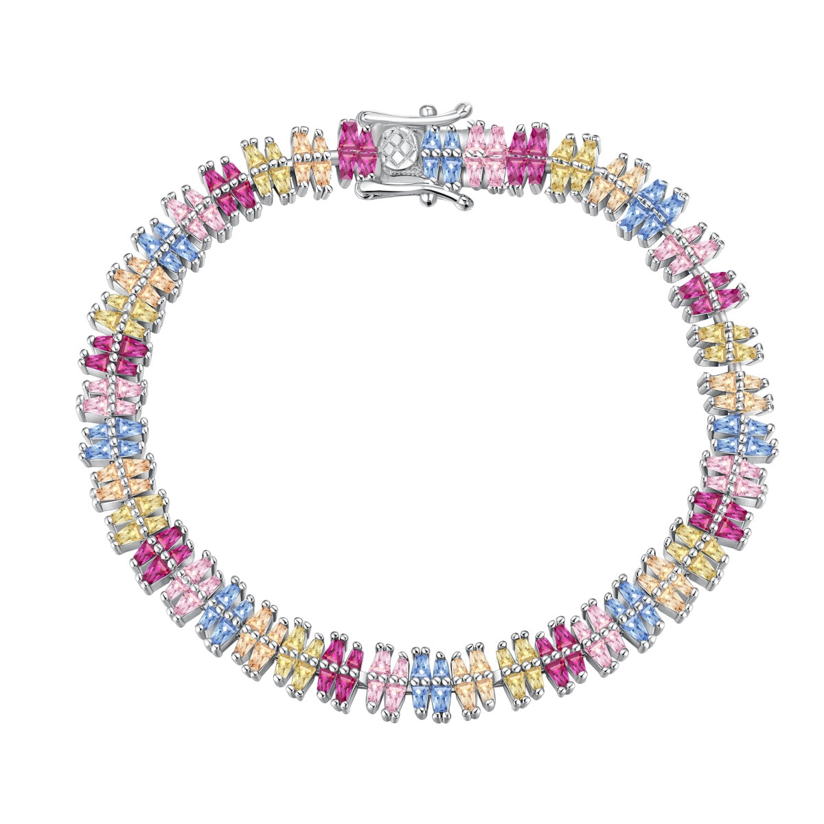[RAFFINE]Sparkling Exquisite Multi Cut Party Bracelet