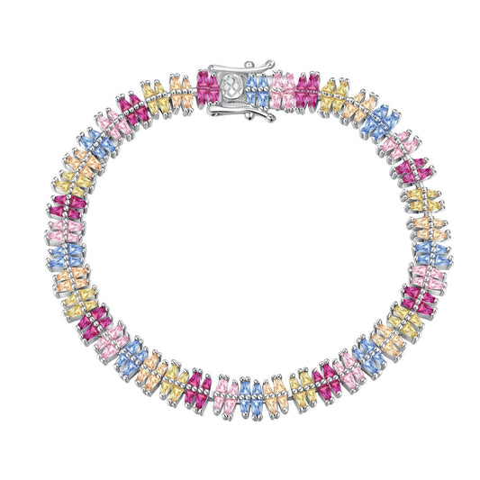 [Raffine]Sparkling Exquisite Multi Cut Party Bracelet