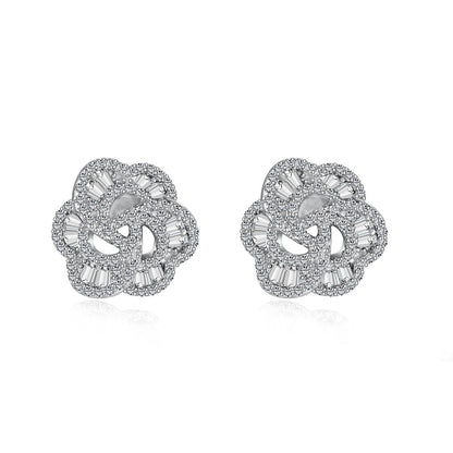 [RAFFINE] Exquisitos pendientes diarios con forma de flor