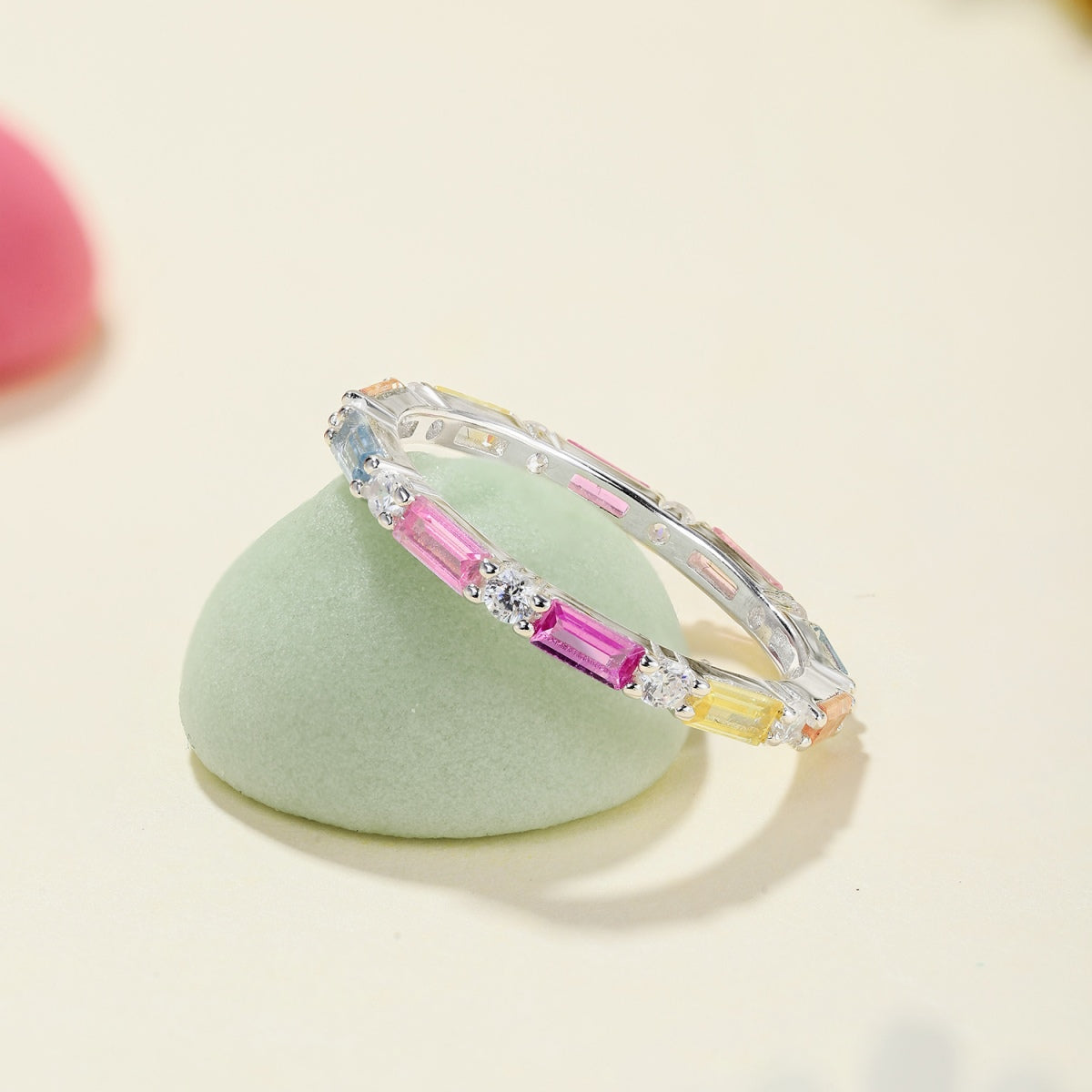 [RAFFINE]Lively In Shades Elegant Radiant Cut Daily Ring