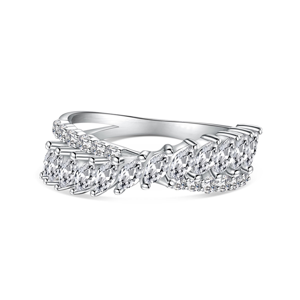[RAFFINE]Unique Colorful Marquise Cut Daily Ring
