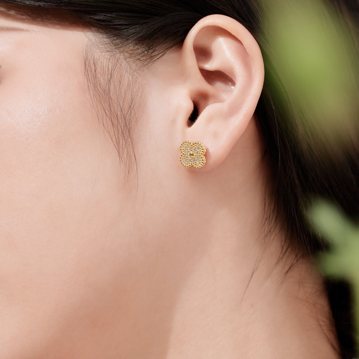 [RAFFINE]Four Leaf Clover Fashion Earrings