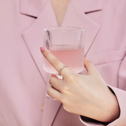 [RAFFINE]Exquisite Colorful Round Cut Party Ring
