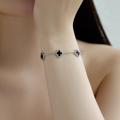 [RAFFINE]Four-Leaf Clover Exquisite Bracelet