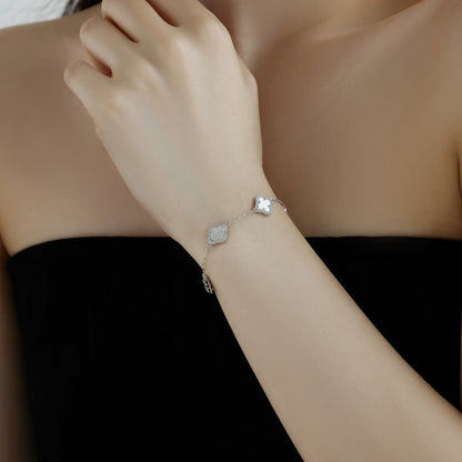 [RAFFINE]Four-Leaf Clover Exquisite Bracelet