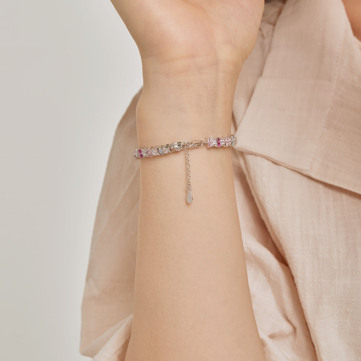 [RAFFINE]Unique Colorful Flower Shape Daily Bracelet