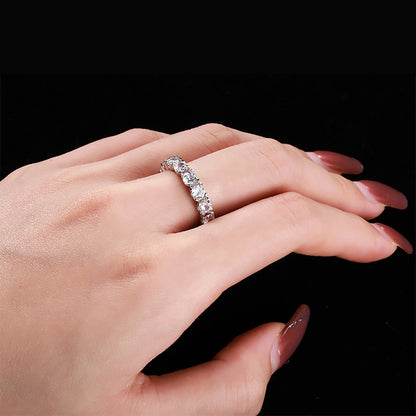 [RAFFINE]Eternity Round Cut Tennis Ring