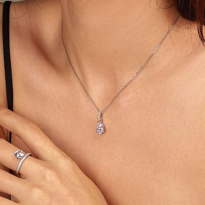 [RAFFINE]Delicado collar de moda con forma de gota de agua
