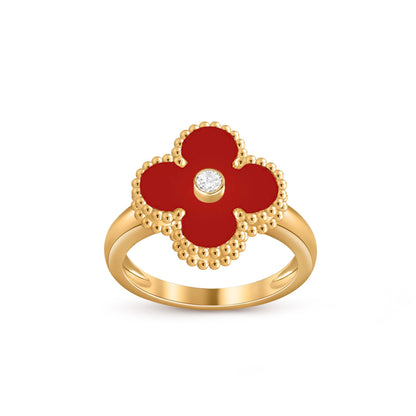 [LUXE]CLOVER DIAMOND RING GOLD COLLECTION