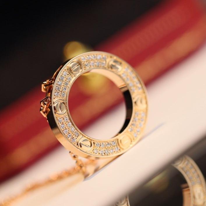 [RAFFINE]LOVE NECKLACE ADJUSTABLE ROSE GOLD