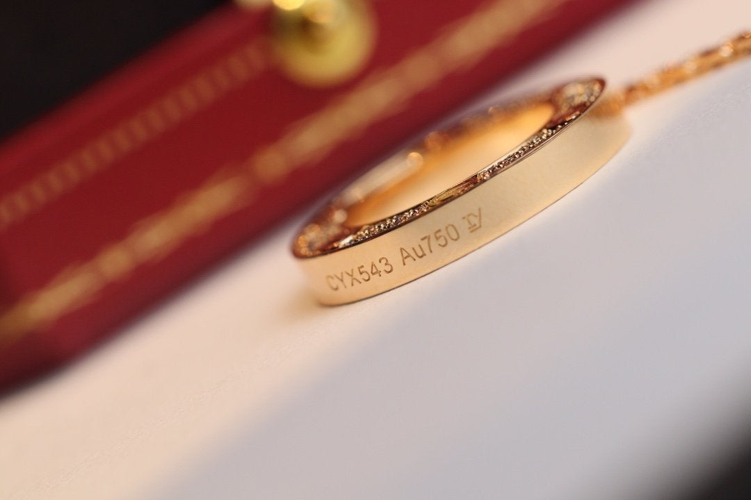 [RAFFINE]LOVE NECKLACE ADJUSTABLE ROSE GOLD