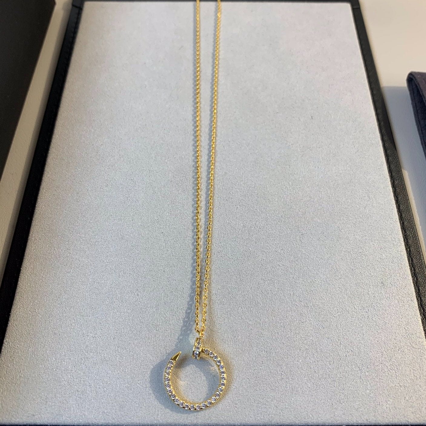 [RAFFINE]COLLAR JUSTE ORO DIAMANTES