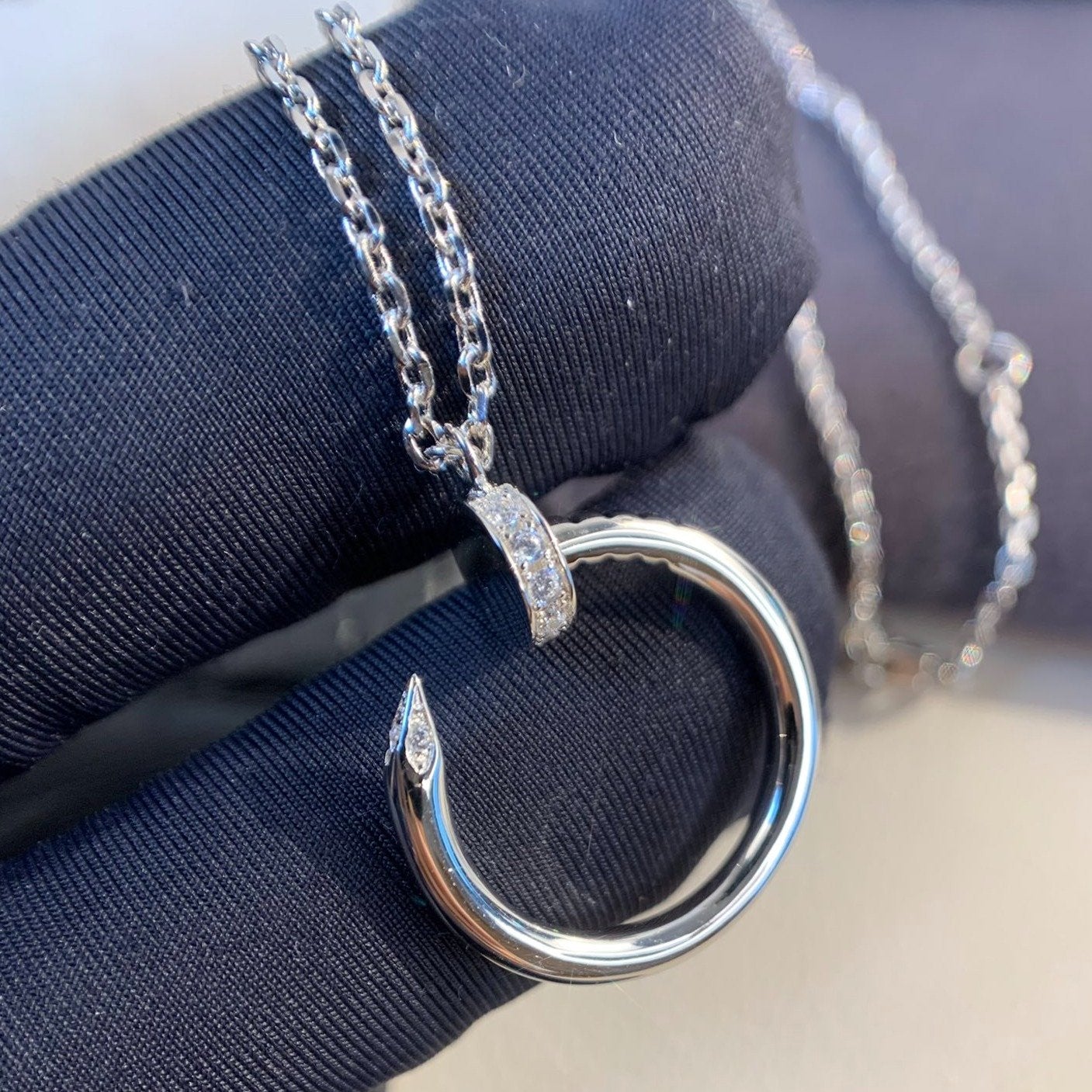 [RAFFINE]COLLAR JUSTE PLATA