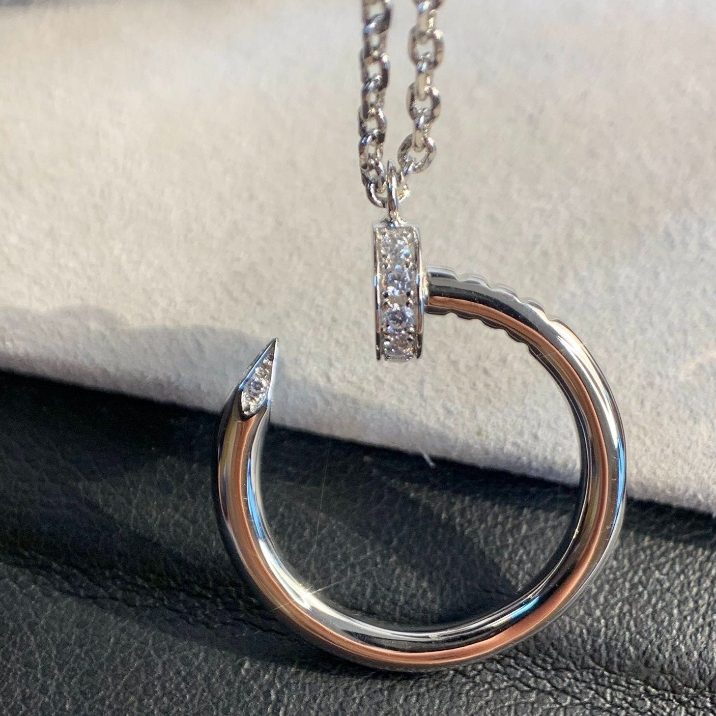 [RAFFINE]COLLAR JUSTE PLATA