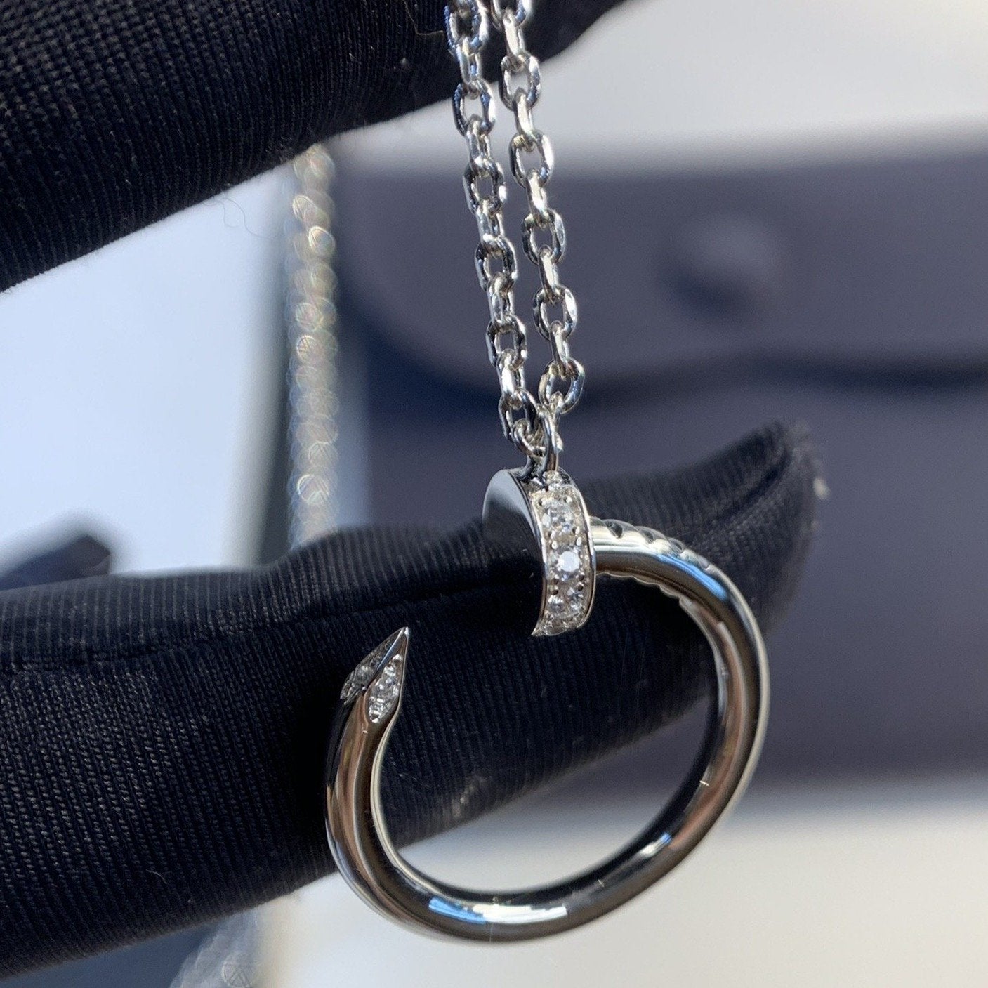 [RAFFINE]COLLAR JUSTE PLATA