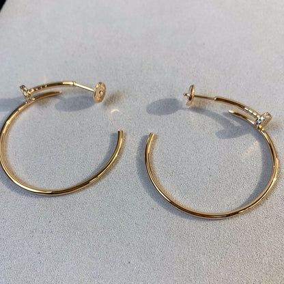 [Raffine]JUSTE EARRINGS GOLD DIAMONDS 1.8MM