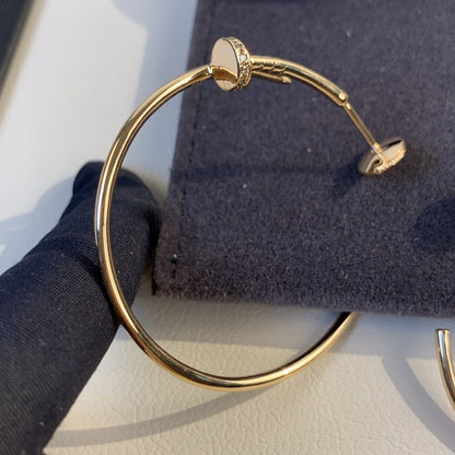 [Raffine]JUSTE EARRINGS GOLD DIAMONDS 1.8MM