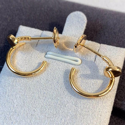 [RAFFINE] PENDIENTES JUSTE ORO ROSA