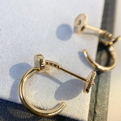 [RAFFINE] PENDIENTES JUSTE ORO ROSA