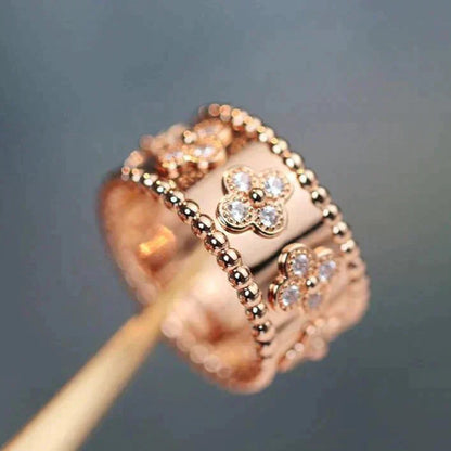 [RAFFINE]CLOVER KALEIDOSCOPE RING 10MM