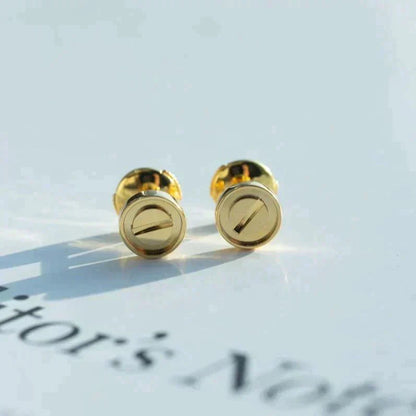 [RAFFINE]PENDIENTES LOVE ORO 10MM