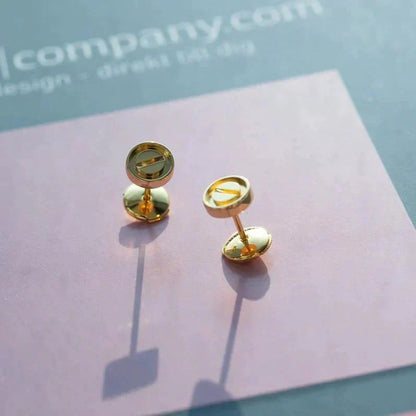 [RAFFINE]PENDIENTES LOVE ORO 10MM