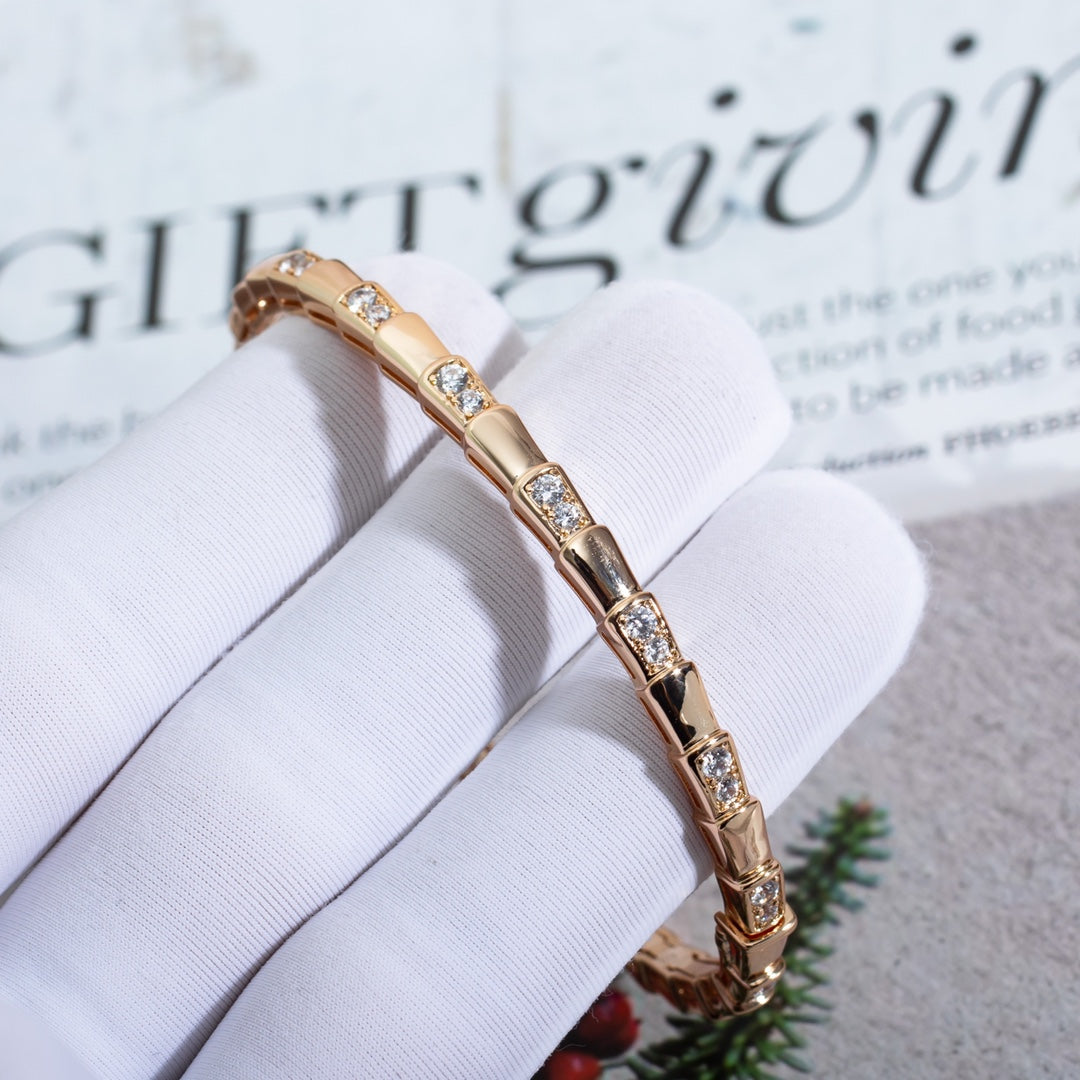 [Raffine]SERPENTI KLEINES ARMBAND ROTGOLD DIAMANT