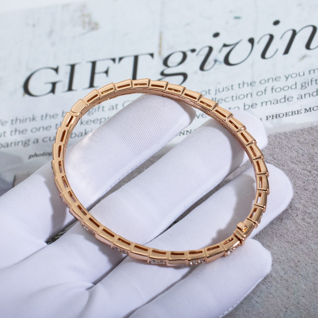 [Raffine]SERPENTI KLEINES ARMBAND ROTGOLD DIAMANT