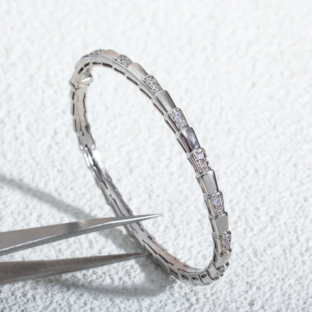 [RAFFINE]PULSE SERPENTI PLATA DIAMANTE