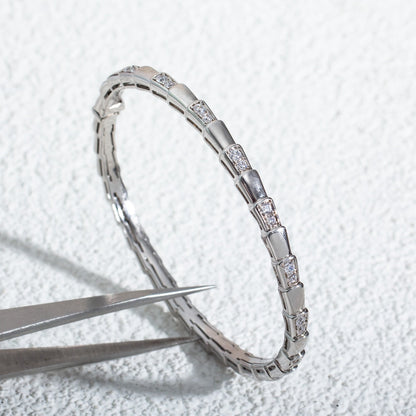 [RAFFINE]PULSE SERPENTI PLATA DIAMANTE