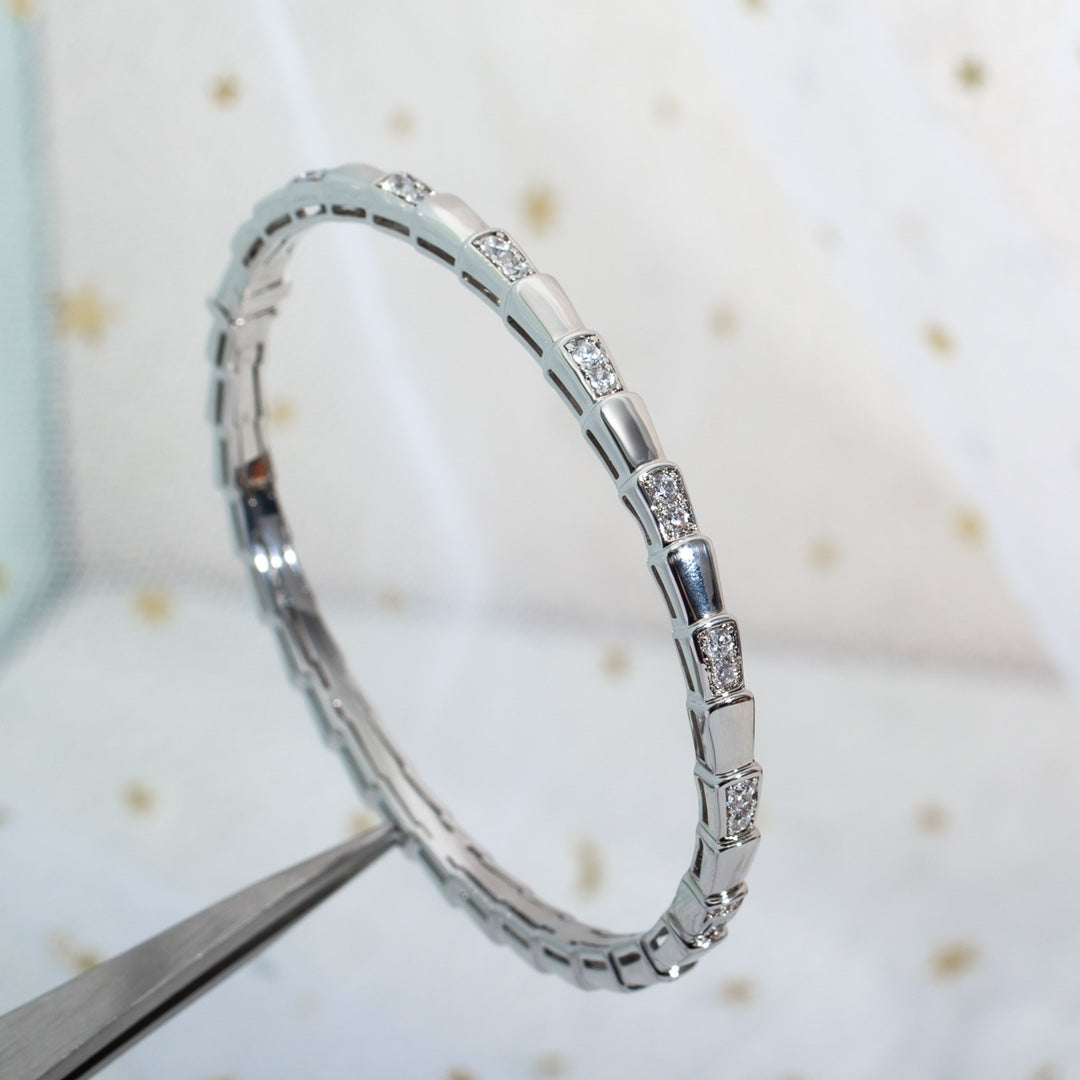 [RAFFINE]PULSE SERPENTI PLATA DIAMANTE