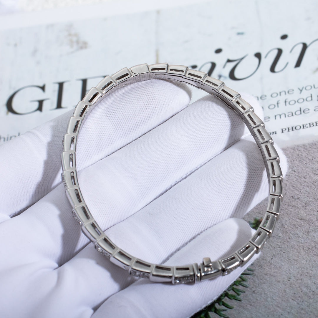 [RAFFINE]PULSE SERPENTI PLATA DIAMANTE