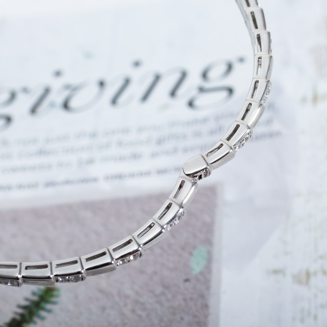 [RAFFINE]PULSE SERPENTI PLATA DIAMANTE