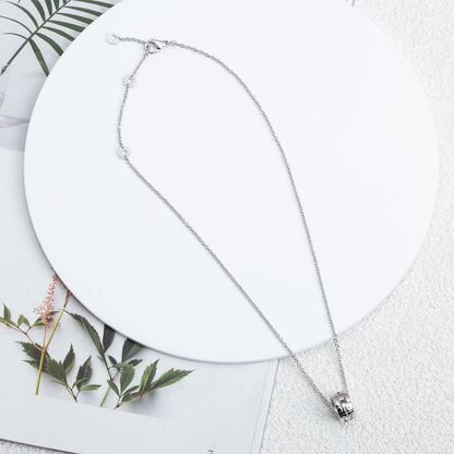 [RAFFINE]COLLAR PARENTESI PLATA