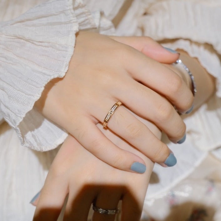 [RAFFINE]LOVE RING 2.65MM DIAMOND