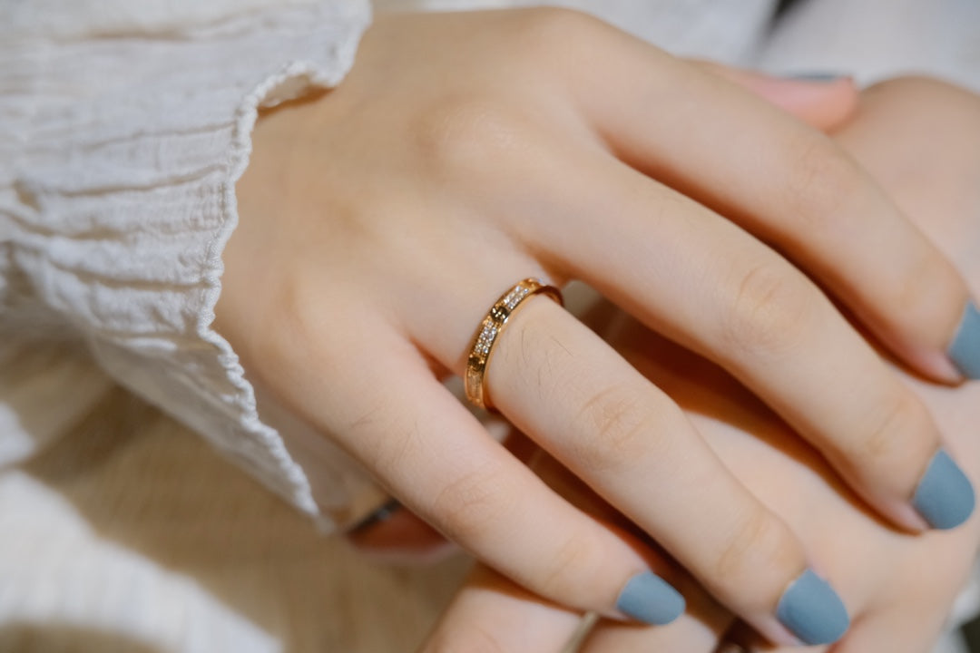 [RAFFINE]LOVE RING 2.65MM DIAMOND