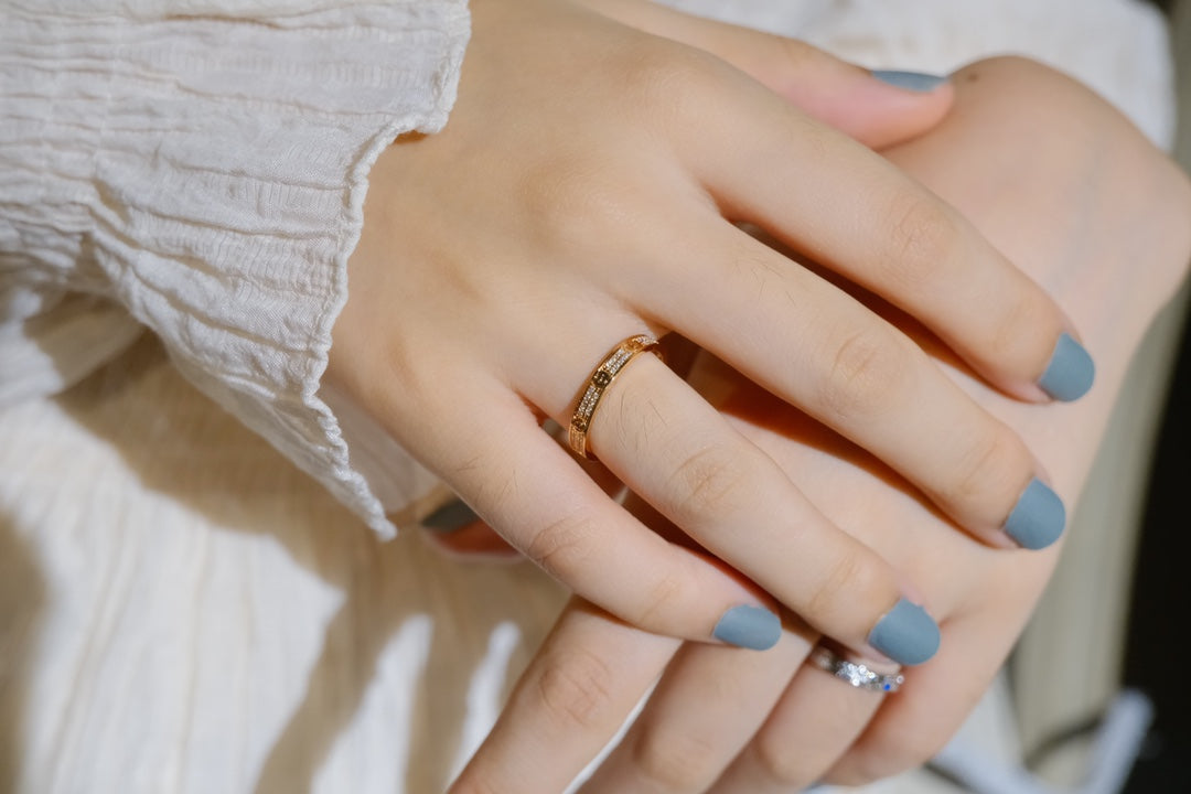 [RAFFINE]LOVE RING 2.65MM DIAMOND