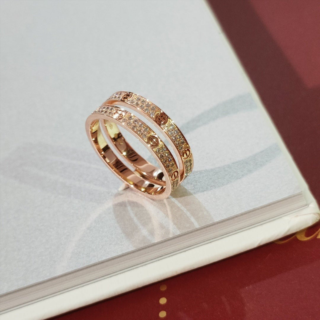 [RAFFINE]LOVE RING 2.65MM DIAMOND