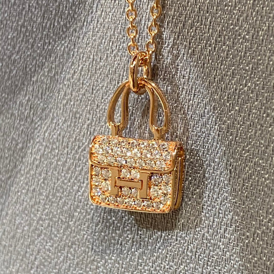 [RAFFINE]CONSTANCE PEDANT DIAMOND NECKLACE