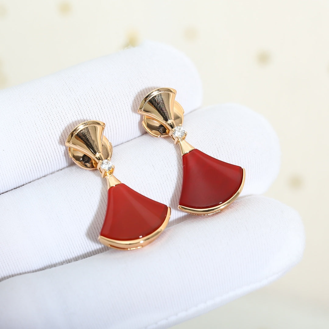 [RAFFINE] PENDIENTES DREAM DE ORO ROSA CON ESTRELLA DE CALIFORNIA