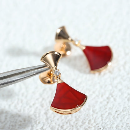 [RAFFINE] PENDIENTES DREAM DE ORO ROSA CON ESTRELLA DE CALIFORNIA