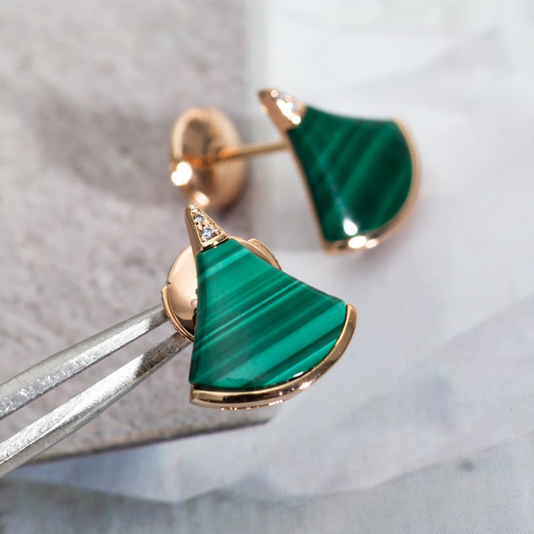 [RAFFINE] PENDIENTES DIVAS DREAM ORO ROSA