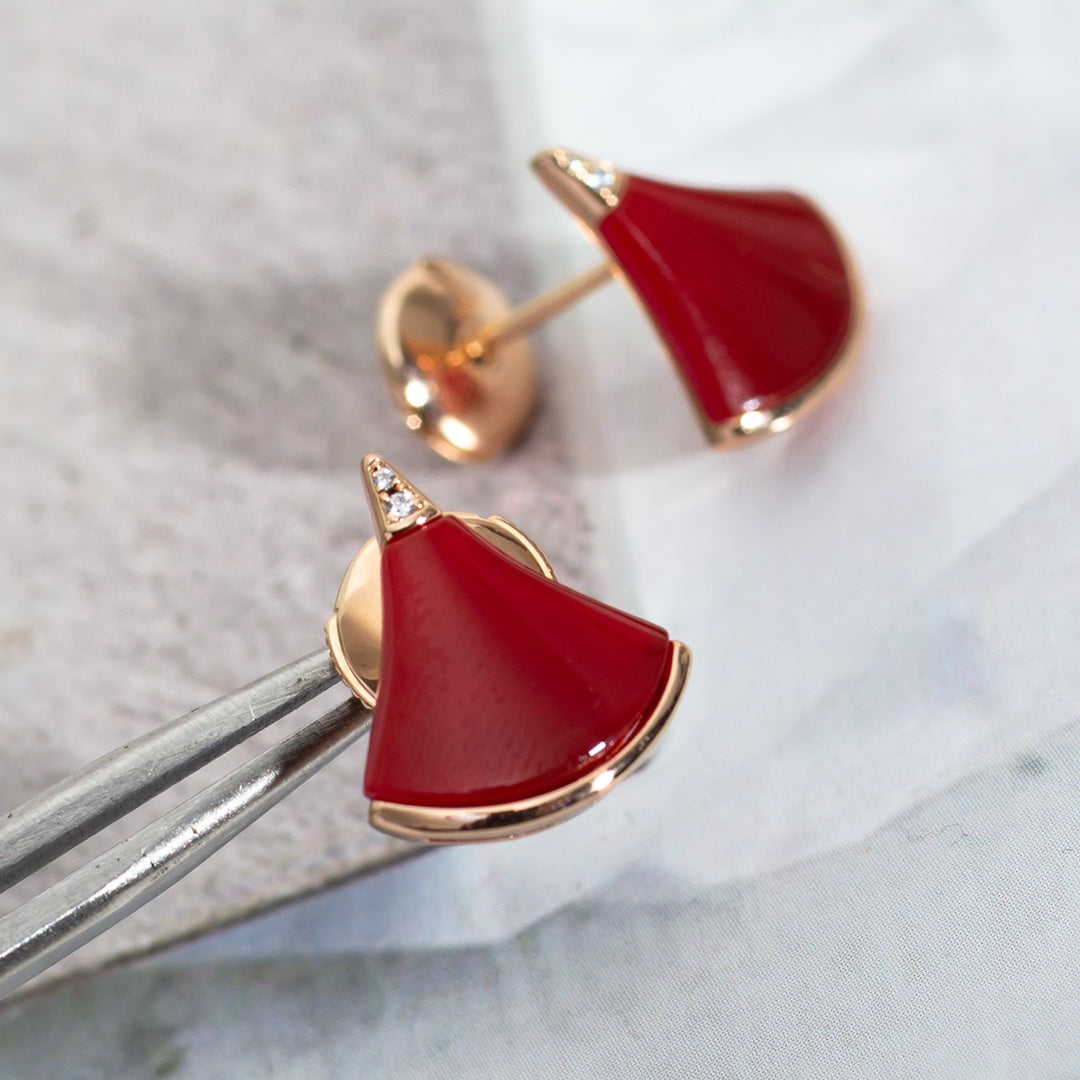 [RAFFINE] PENDIENTES DIVAS DREAM ORO ROSA