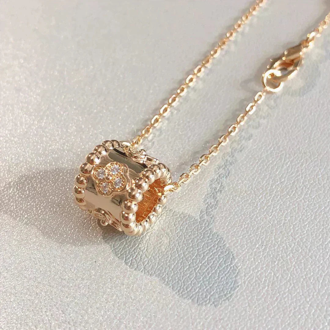 [RAFFINE]PERLEE PEDANT NECKLACE GOLD / ROSE GOLD