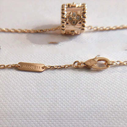 [RAFFINE]PERLEE PEDANT NECKLACE GOLD / ROSE GOLD