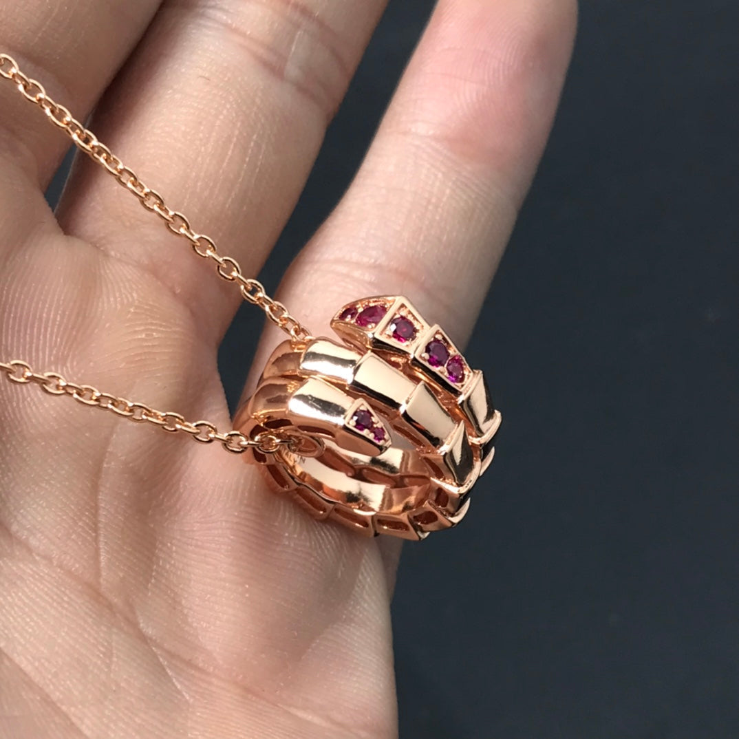 [RAFFINE]COLLAR PEDANTE SERPENTI